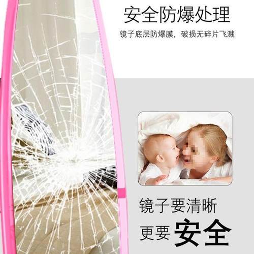 穿衣镜试简衣镜约移家用动旋转挂衣落985地立体大长镜子卧室全身