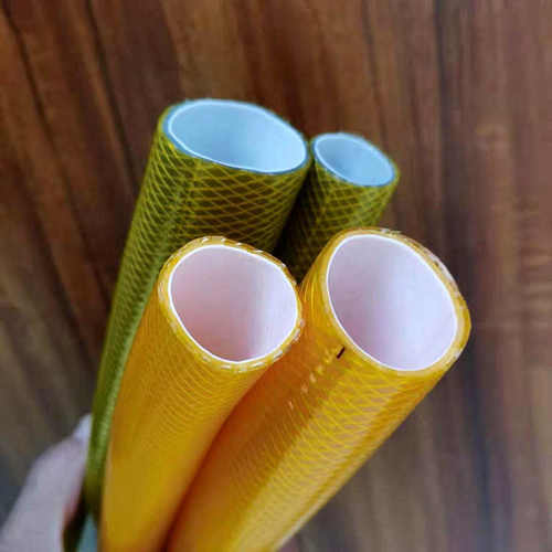 三胶一线软管水管土豪金pvc增强软管防冻柔软塑料管洗车管批发