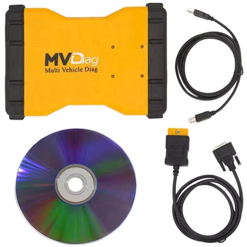 跨境V9.1 MVDIAG 蓝牙 V2021.11 TCS CDP汽车卡车诊断仪扫描