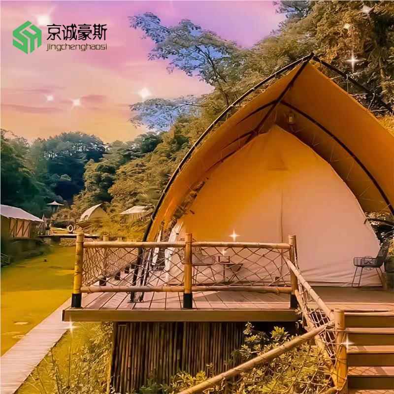 豪斯帆船酒店帐篷户野奢民宿豪华营地外帐篷露旅帐营景区度FOB假