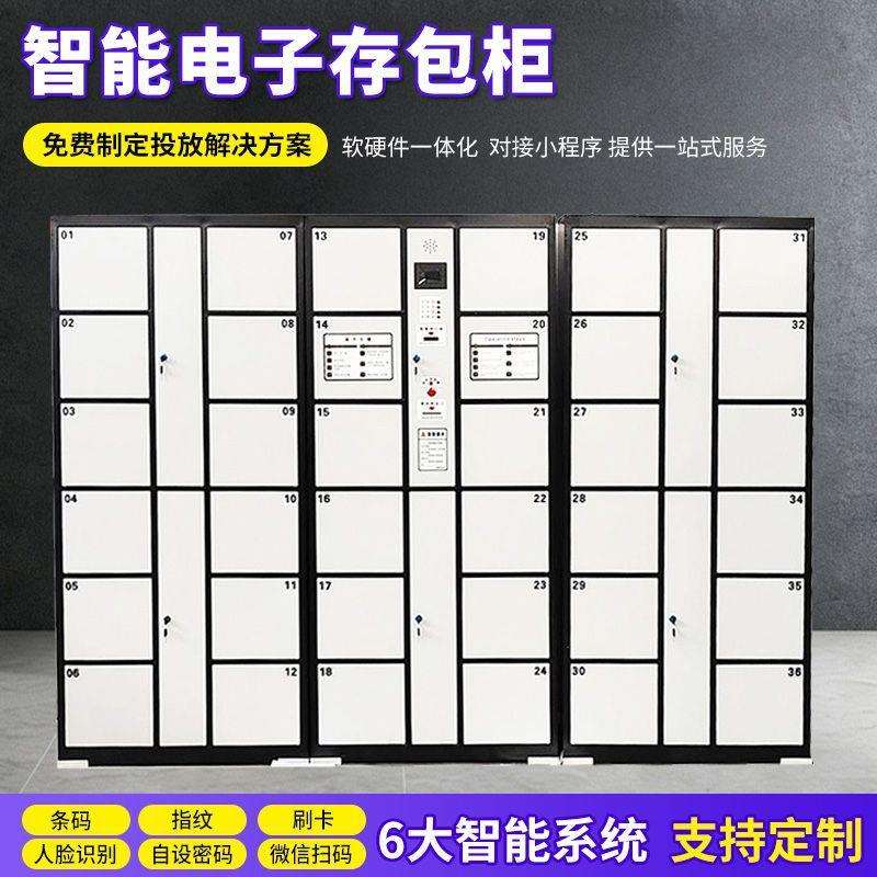 条码存包柜商场超市寄存商店储物柜电子密码红外条码扫码柜厂家