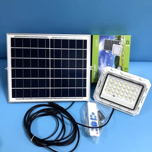 太阳能灯led投光灯户外灯防水超亮庭院灯100W 家用新农村室外路灯