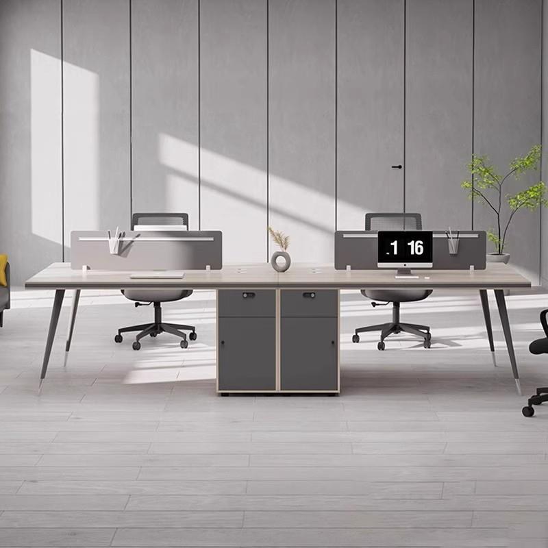 员办公桌椅组合四工人位简约现代卡座职员位办公室位屏风工AGR电