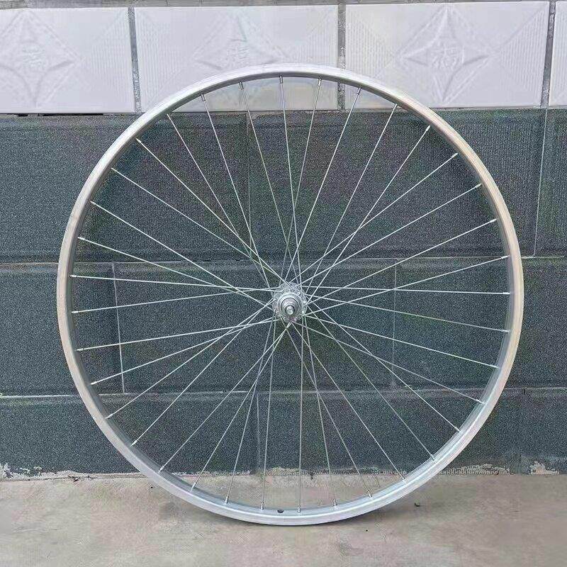 自行车轮组20/22/24/26寸自行车铝合金车轮前后轮圈钢圈单车配件