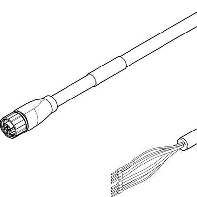 【议价】FESTO费斯托NEBM-M16G8-E-7.5-Q7-LE8-1电机电缆