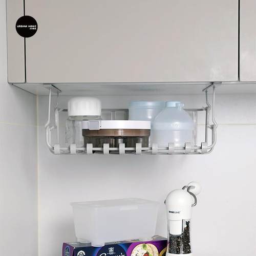 厨房置物架橱柜下挂架悬挂分层挂篮吊柜衣柜下挂收纳