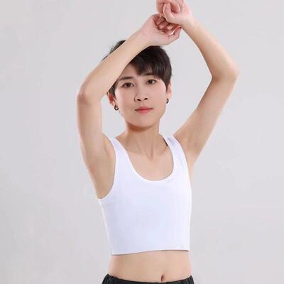 Women Flat Chest Binder With Bandage Pullover Half Length Co