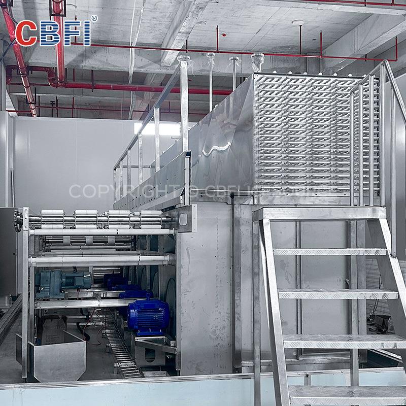 全自动IQF速冻机每小时500kg芋头条流态化冷冻设备果蔬速冻生产