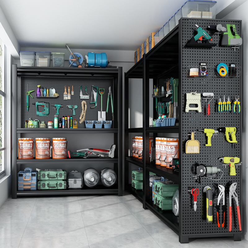 家用货架置物架多层落地仓库阳台储藏室杂物间商用超市钢制收纳架