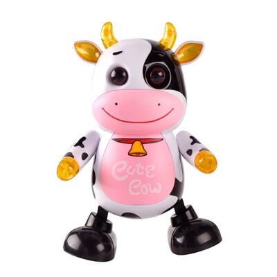 Electric Dancing Robot Toy Cute Small Cute Cow Sound And Lig
