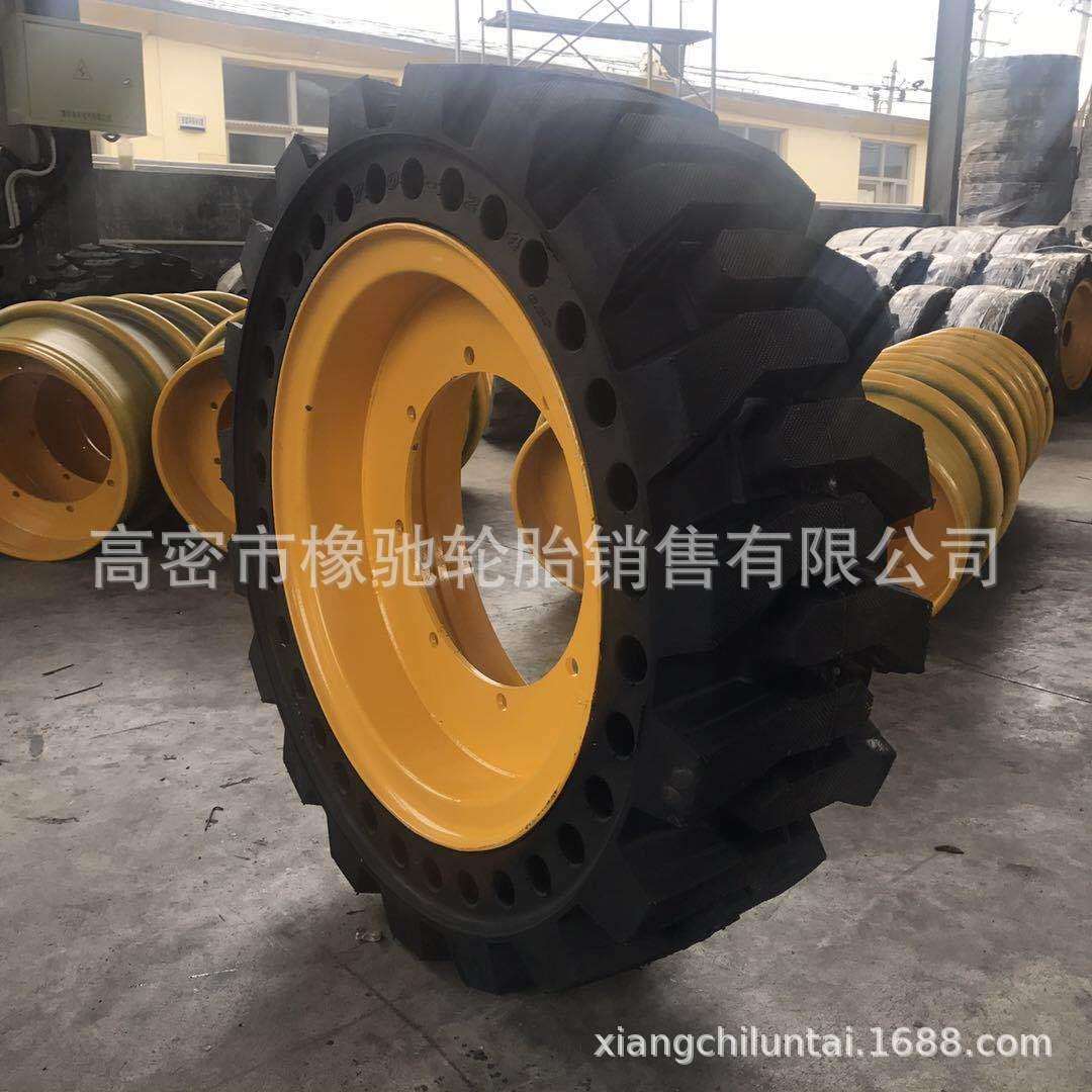 铲车实心轮胎20.5/70-16 16/70-20 24实心轮胎含钢圈