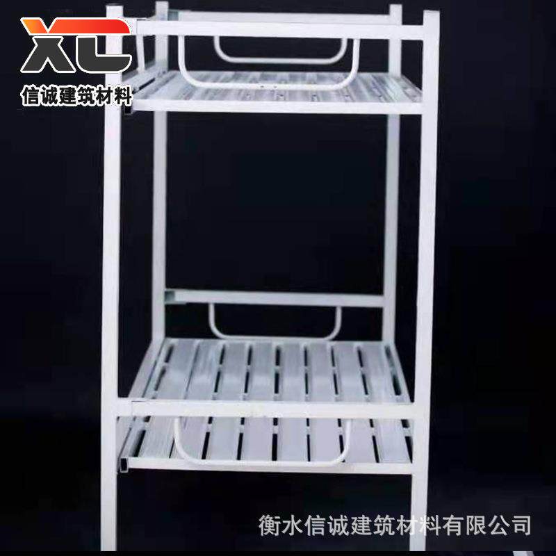 钢制学生折叠上下床现货双人上下铺铁床员工宿舍双层床厂家供应