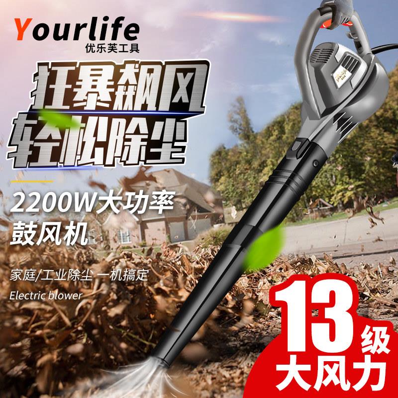 鼓风机大风力大功率工业 强力电脑吹风机手持吹灰机吹尘器庭院