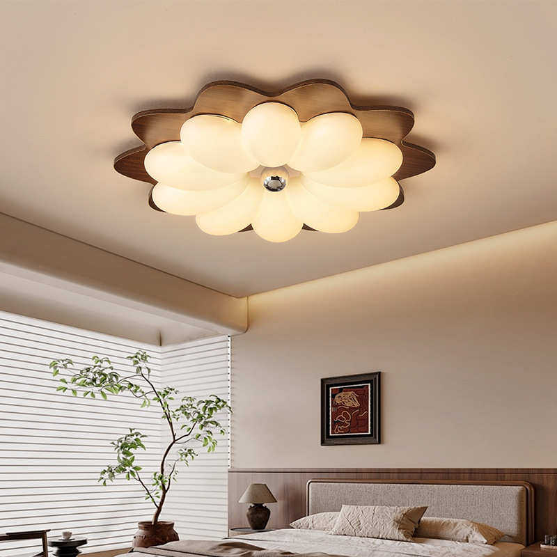 古风玄关走廊过道创意吸顶灯木色胡桃入户中美式简约门厅复古灯具,家装灯饰光源,智能吸顶灯,淘宝优惠券,粉丝福利购,淘宝优惠卷