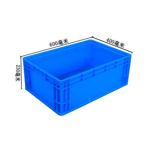 欧标周转物流箱 PP物流箱600*400*280 汽配件螺丝螺母周转胶箱子