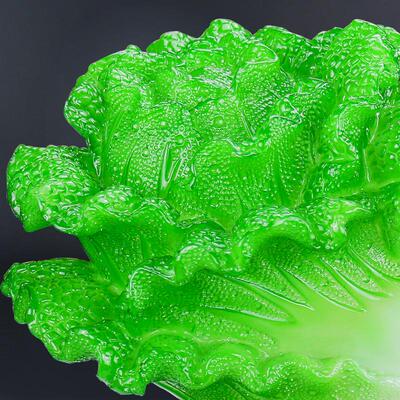 大仁19413厂家直供玉白菜摆件德家装居摆设客饰厅店铺开业礼品