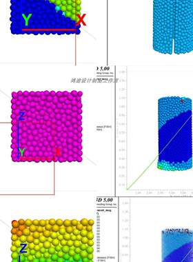 PFC2D/PFC3D岩石力学试验巷道开挖及支护模拟fish程序编写代做