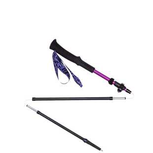 图行客铝合金登山杖五节折叠超轻越野手杖户外运动伸缩登山行山杖