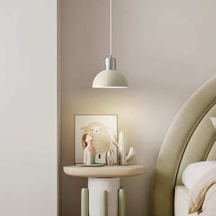 复古民宿单头设计师餐厅吧台小吊灯具 美式 中古法式 卧室床头吊灯