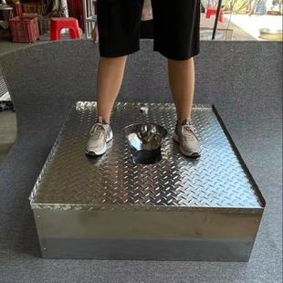 不锈钢蹲便器一体式 免挖坑蹲便器农村卫生间蹲坑底座大面板大便器