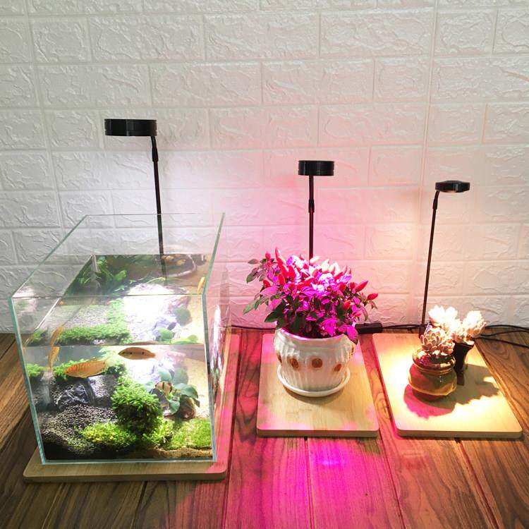 多肉灯水草灯led全光谱小鱼缸水陆缸微景观生长草缸灯植物补光灯
