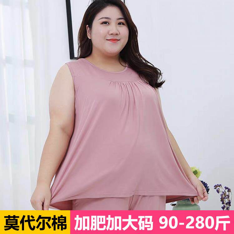 特大码300斤2胖mm女士背心吊带/背心/T恤/打
