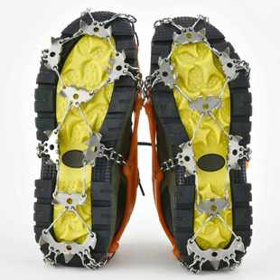 冰爪户外防滑鞋套24齿升级版32齿冰爪不锈钢登山雪地防滑冰抓雪爪