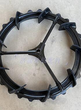 洋马插秧机配件手扶AP4AP6行走轮加宽加固车轱辘轮双圈加厚防陷轮