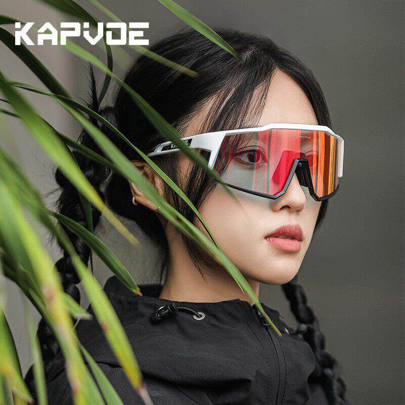 KAPVOE骑行眼镜日夜两用专业公路自行车护目镜男女款变色近视防风