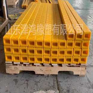 仓储专用承重可达几十吨黑色抗腐蚀实心高分子聚乙烯枕木模具垫块
