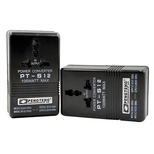 优质 220V 110V 互逆互转电压转换器 电压变换器 转换插头PT-S12