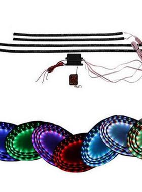汽车底盘灯LED爆闪灯灯装底盘灯饰灯ledx灯彩灯地盘七彩遥控20910
