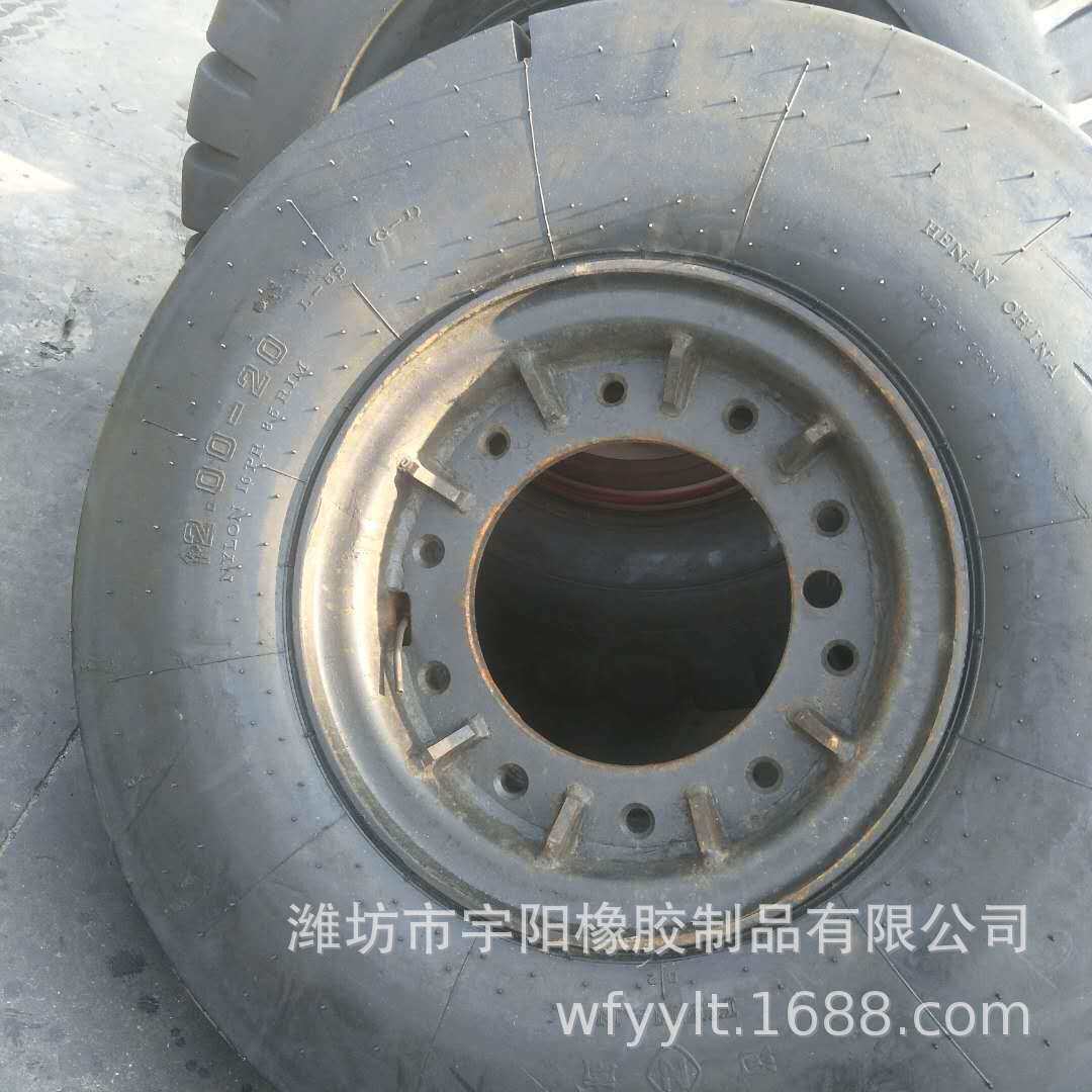 填充轮胎12.00-20 矿井用工程轮胎 装载机轮胎 光面花纹
