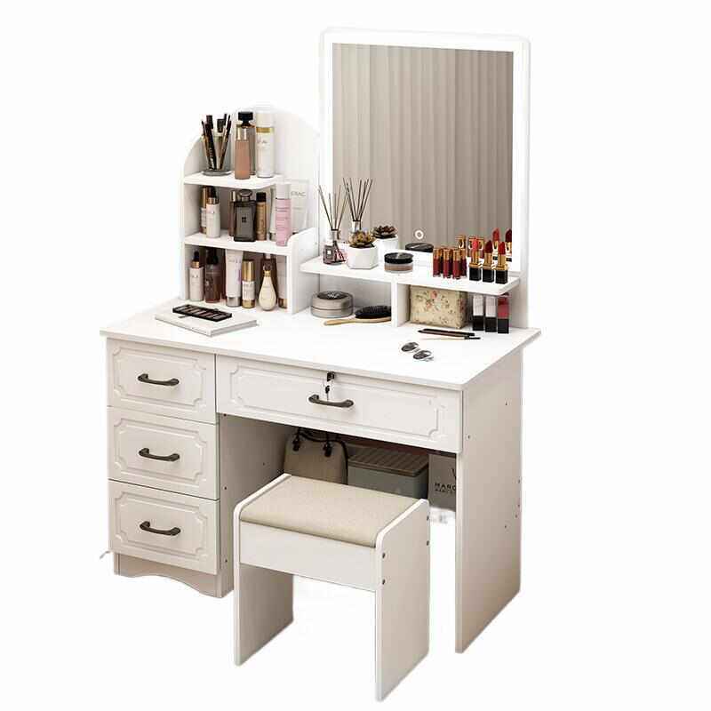 梳妆台卧室简约小型网红ins风化妆台桌经济型收纳柜一体北欧现代,住宅家具,梳妆台/桌,淘宝优惠券,粉丝福利购,淘宝优惠卷