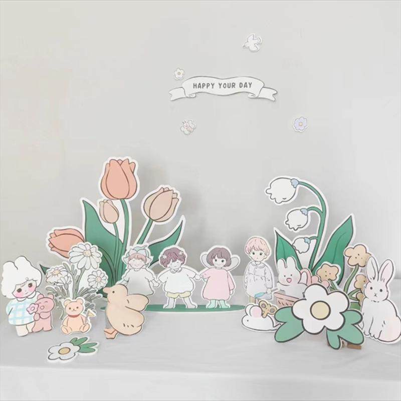 花仙子主题生日百日宴KT板立牌森系手绘风儿童派对装饰道具,节庆用品/礼品,吊顶纱幔,淘宝优惠券,粉丝福利购,淘宝优惠卷