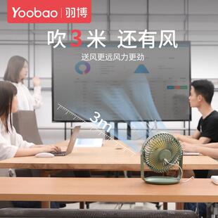 桌面电风扇小电扇小桌上桌面风扇风扇静音风扇小型宿舍小电羽博us