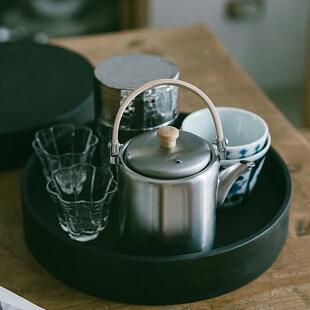 日本进口相泽工房茶壶不锈钢功夫茶具手工茶壶泡茶壶带滤茶器Aiza