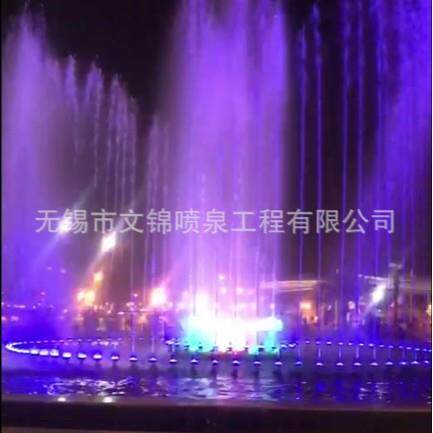 外水池喷泉333庭院小喷泉户彩色喷泉音型乐喷泉设备厂家