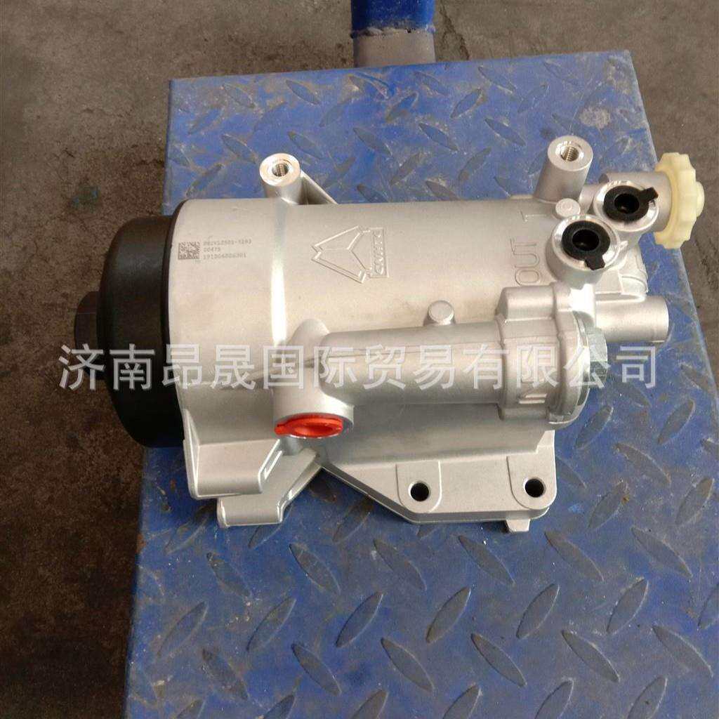 重汽HOWO汕德卡曼MC11MC13发动机082V12501-7293燃油滤清器柴油