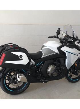 适用春风GT400CF650机车边箱侧箱尾箱收纳箱尾架货架护杠保险杆