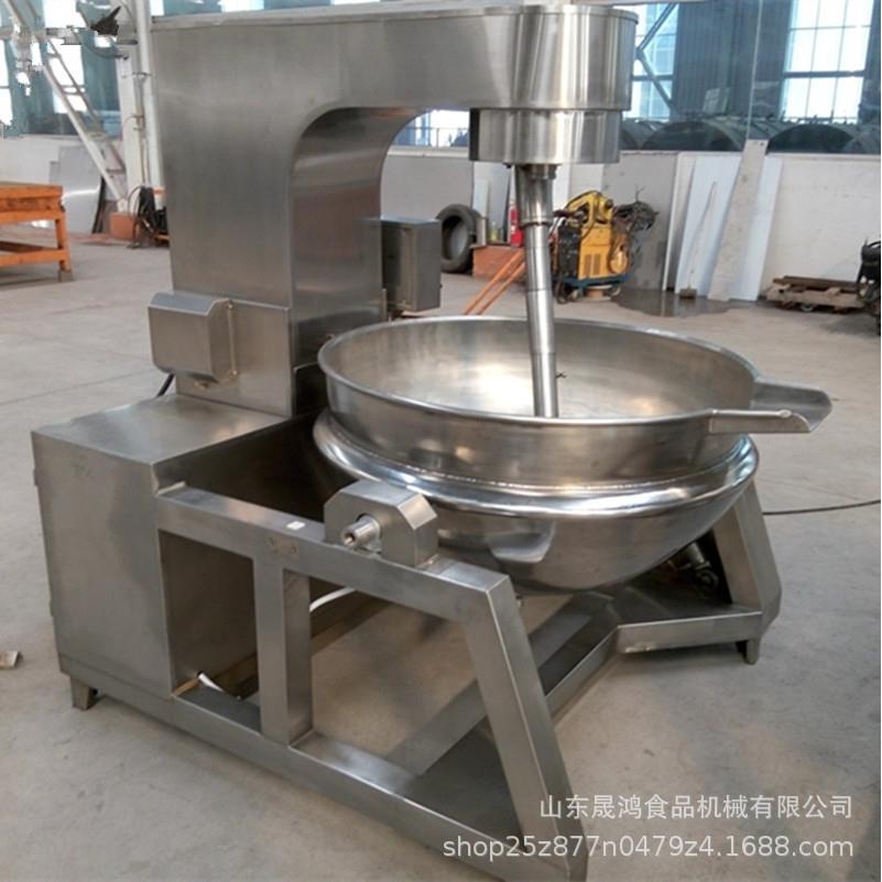 晟鸿火锅料炒锅猪肉酱熬制设备蒜蓉酱行星搅拌夹层锅
