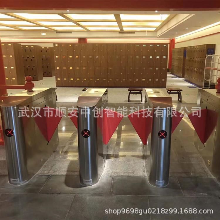 武汉票务系统检票翼闸景区二维码验票闸机游乐园多通道人行通道闸