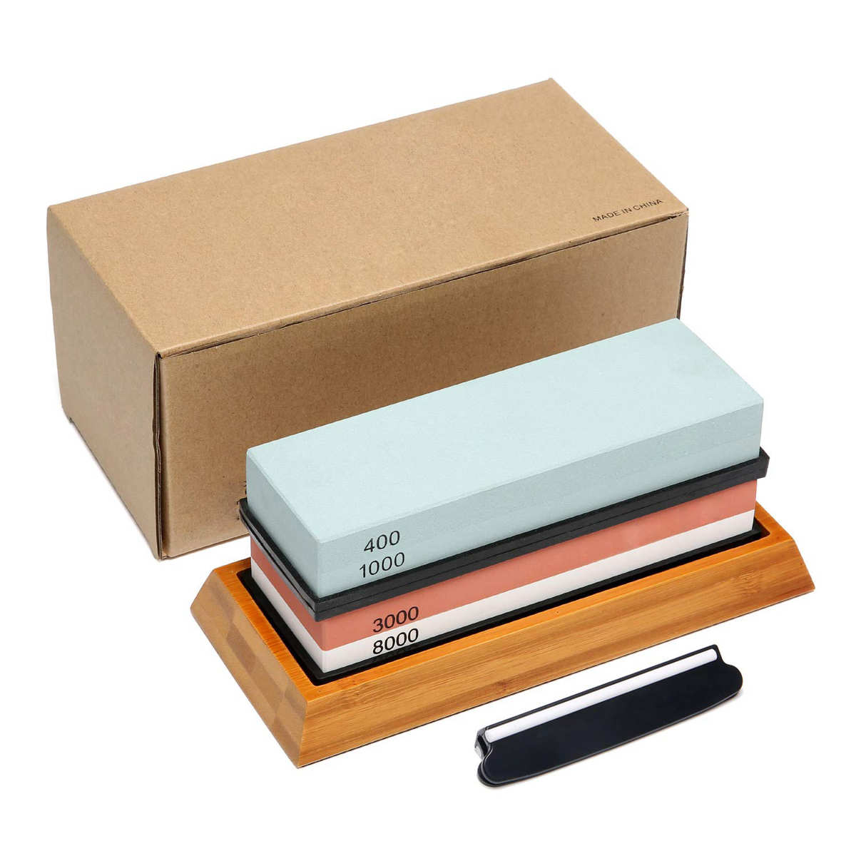 家用厨房白刚玉磨刀石双面油石磨刀石家用厨房户外砥石油石