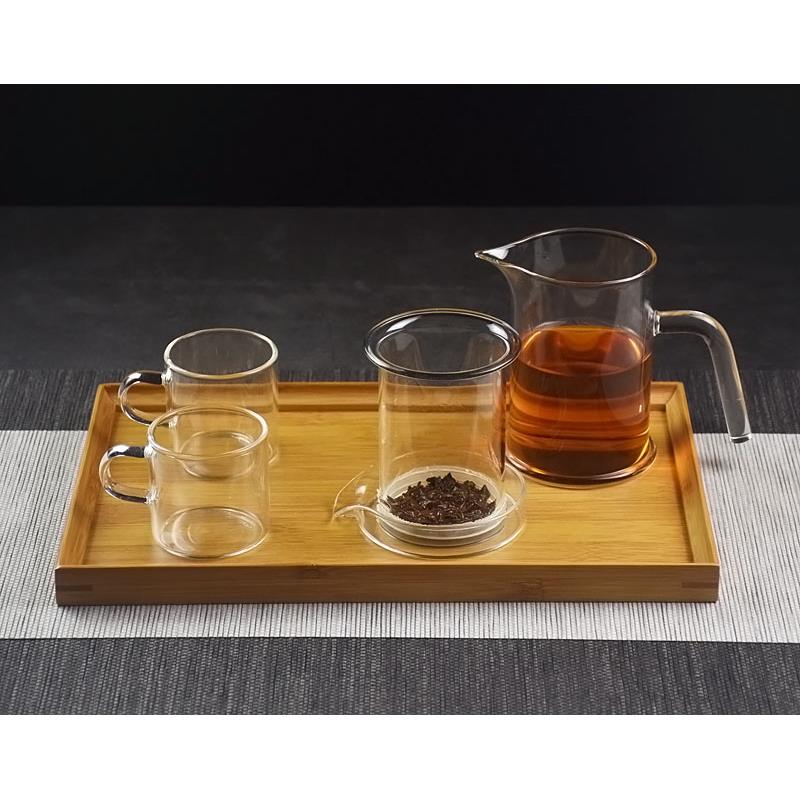 高档功夫茶具套装明单壶号红茶泡茶家用小茶水分离办公室透简约器