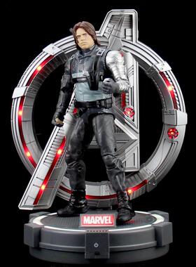 高档复仇者联可盟4钢侠MK46多关节动发光非合铁金玩具7寸偶模型人