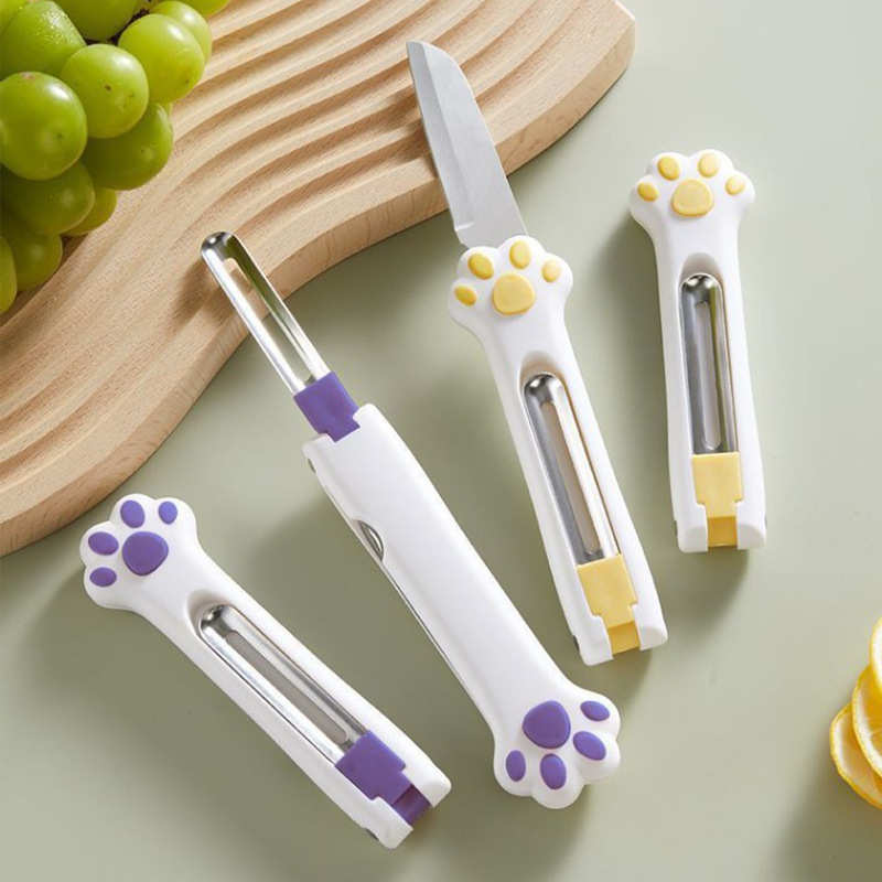 新型削皮刀不锈钢水果刀削皮二合一多功能瓜果刨削皮器土豆刮皮刀