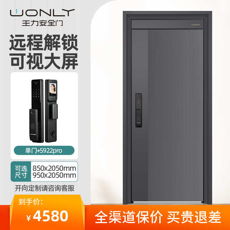 .防盗门入户门子母别墅wl定制gl097pro智能门家用王力户进30大门