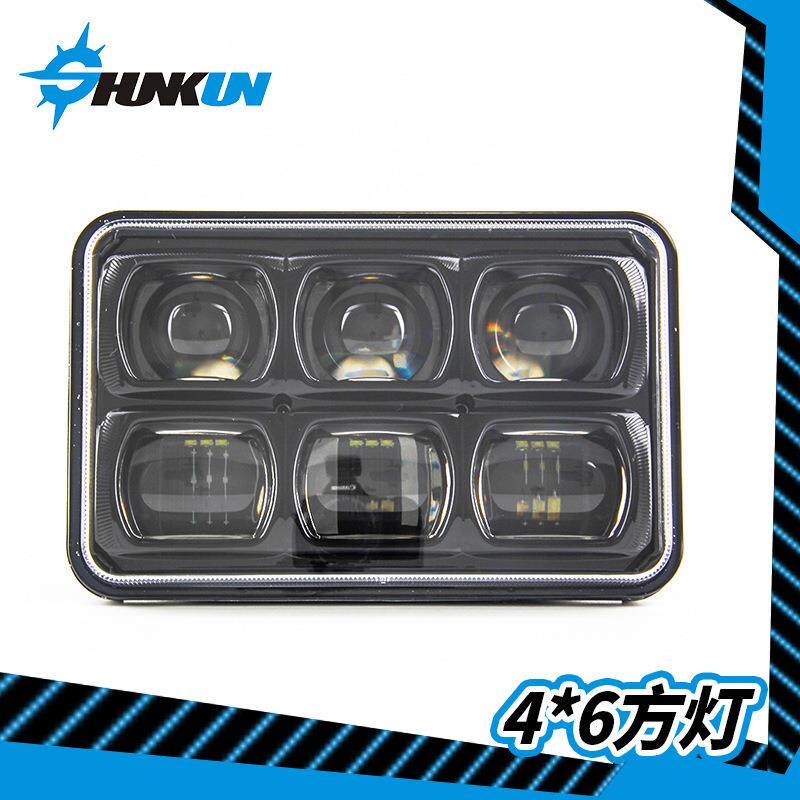 厂家直销电商爆款汽车4*6LED方灯工作灯越野车改装车灯货车车灯