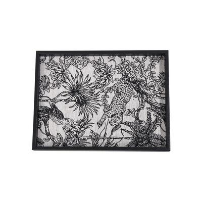 中古风桌面玄关复古收纳托盘轻奢高档钥匙香薰首饰长方形茶几摆件