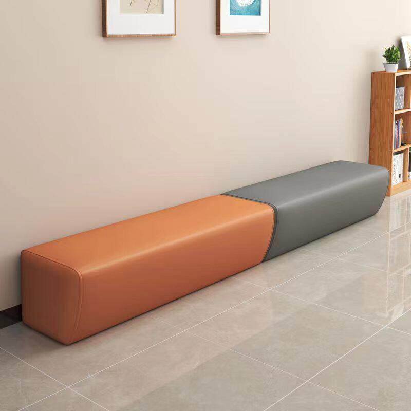 早教培训机构等候休闲休息区理发店接待小型换鞋凳长条沙发床头凳